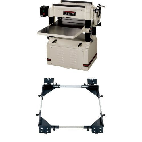 Jet - JWP-208HH: 20-inch Helical Head Planer, 5 HP 1 Phase with JMB-UMB-HD Universal Mobile Base